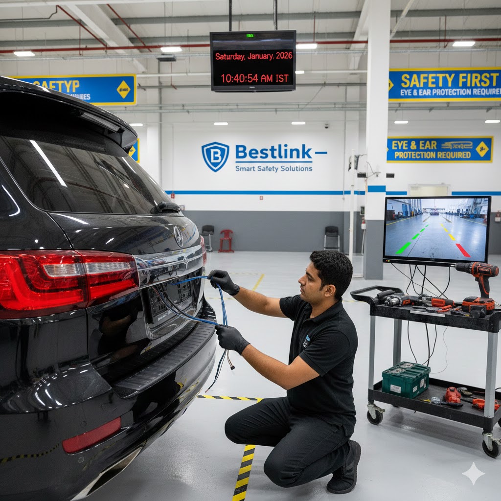 rear camera installation